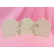4mm MDF Trio Plaque 150mm 